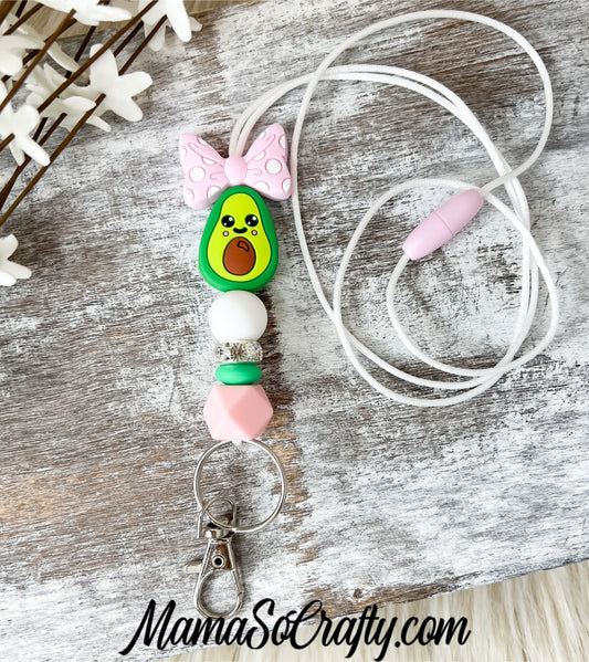 Little Miss Avocado Lanyard (Breakaway Clasp)