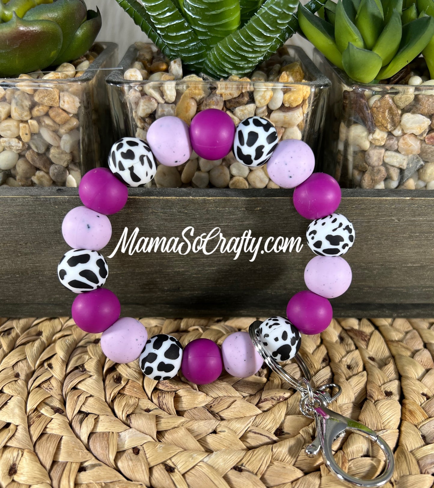 Magenta, Lilac Speckled, Cow Print