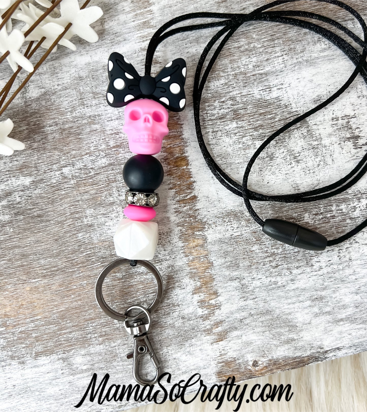 Miss Skullz Lanyard (Breakaway Clasp)