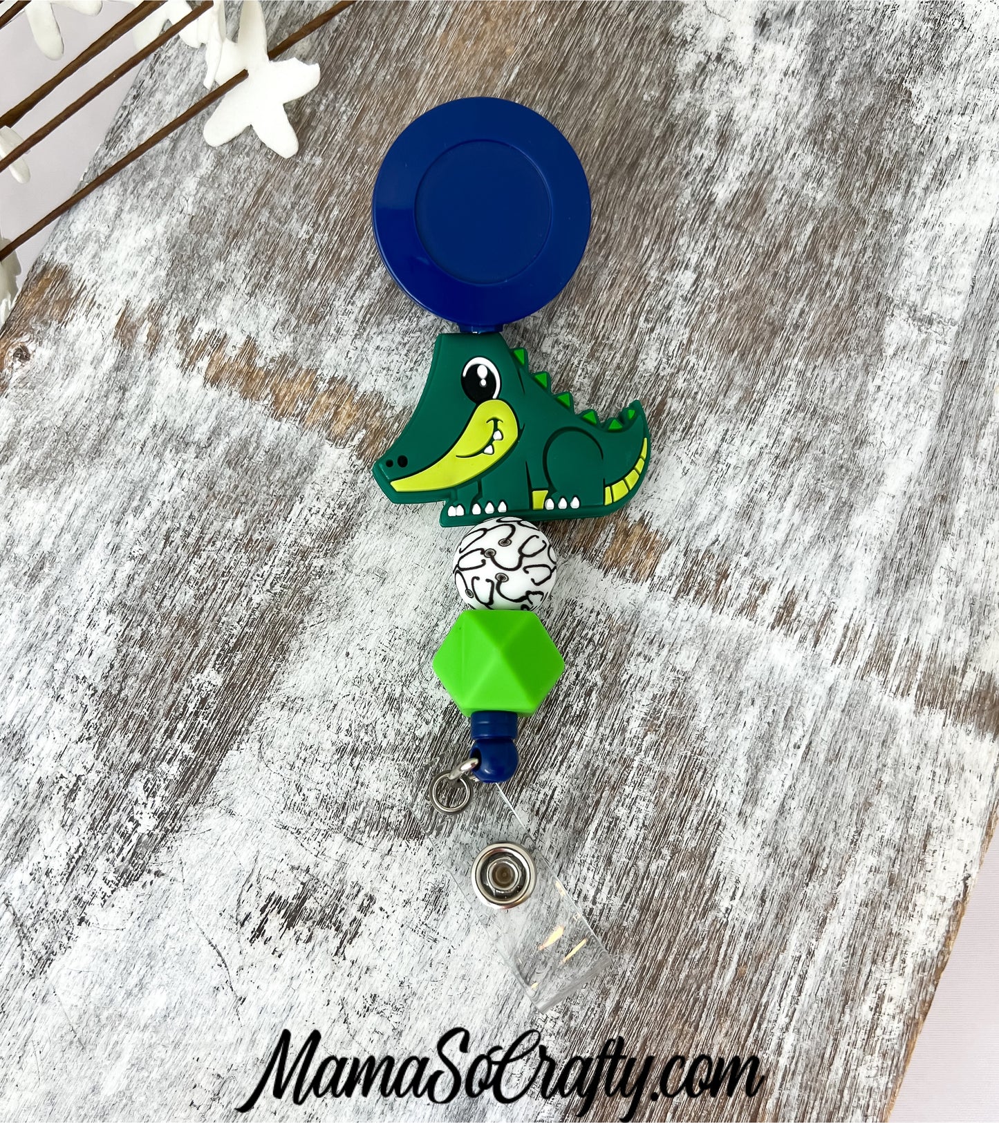 Alligator Stethoscope Badge Reel