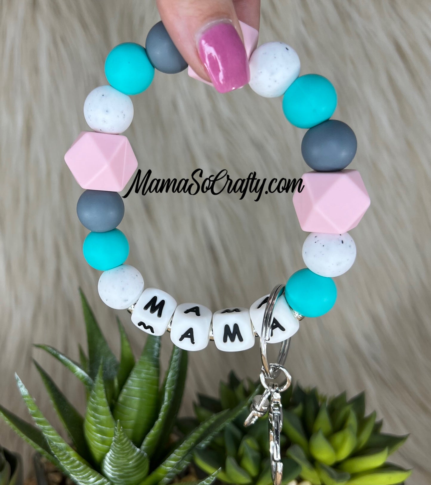 Turquoise, Dim Gray, Speckled White, Rose Quarts Hex + MAMA